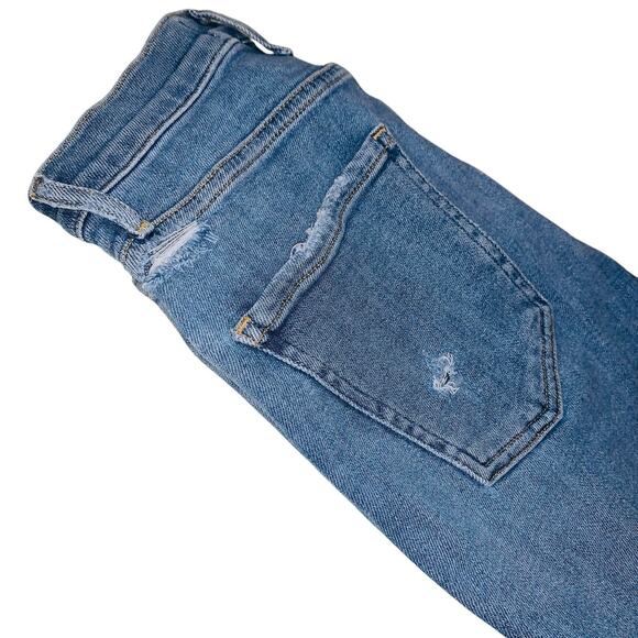 AGOLDE Sophie Skinny Jeans Womens 24 Distressed Mid Rise Stretch Lyocell - Picture 3 of 13